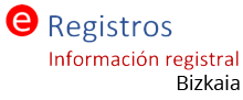 Logo Registro Mercantil Bizkaia