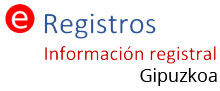 Logo Registro Mercantil Gipuzkoa